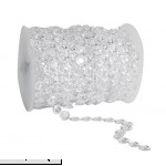 Generic Wedding Decorations 99 ft Clear Crystal Like Beads（1 Roll）  B01DKETKPS